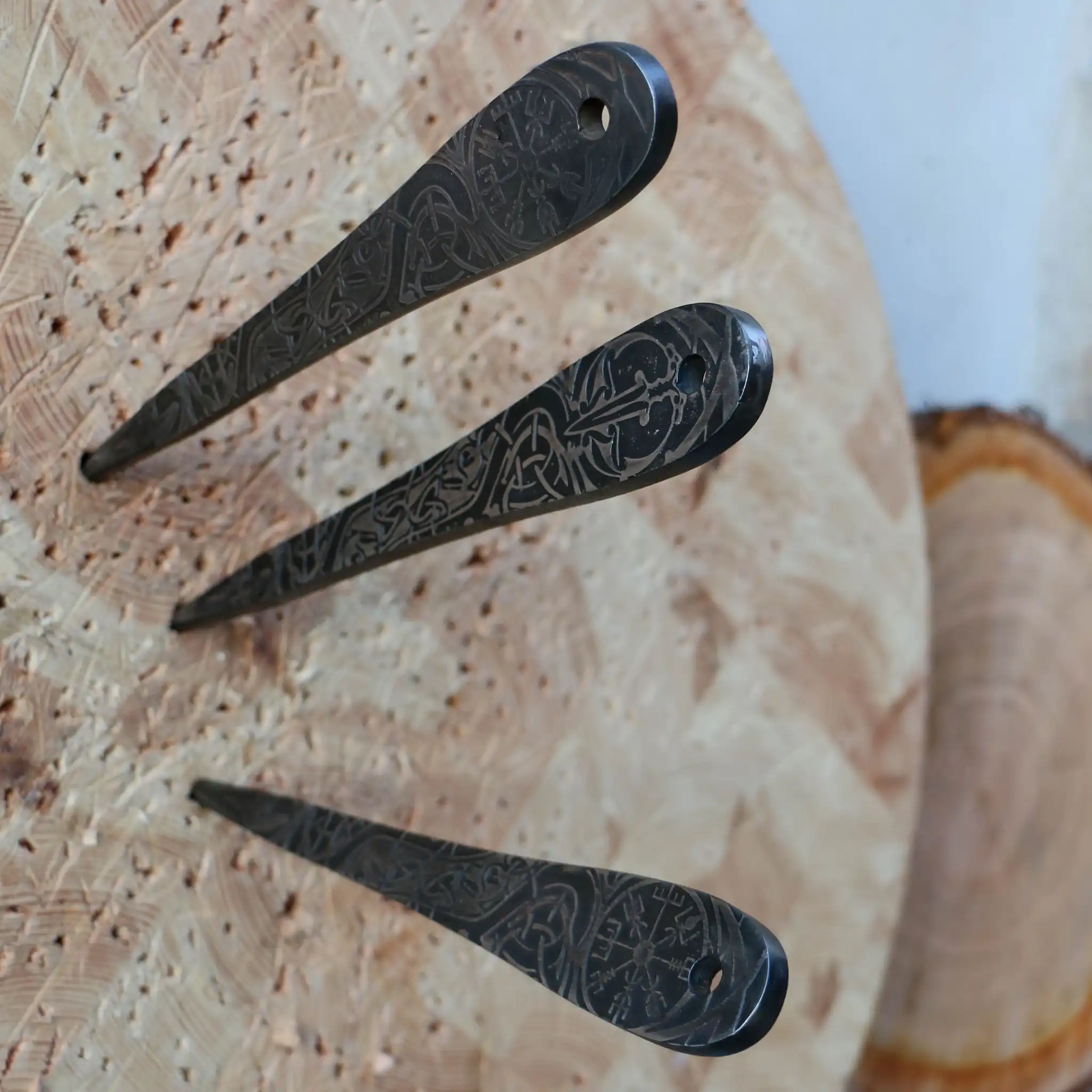 VENGEANCE etched throwing Knife - Set of 3