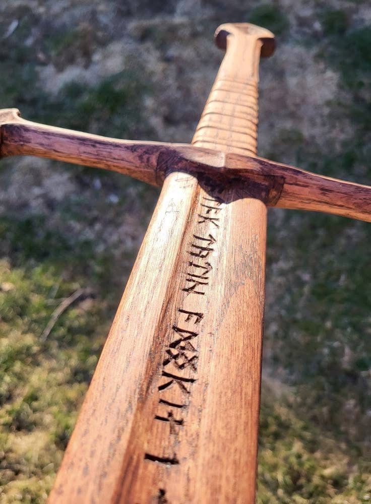 The Ranger - Solid Hardwood Two-Handed Sword - Cosplay & Display Replica